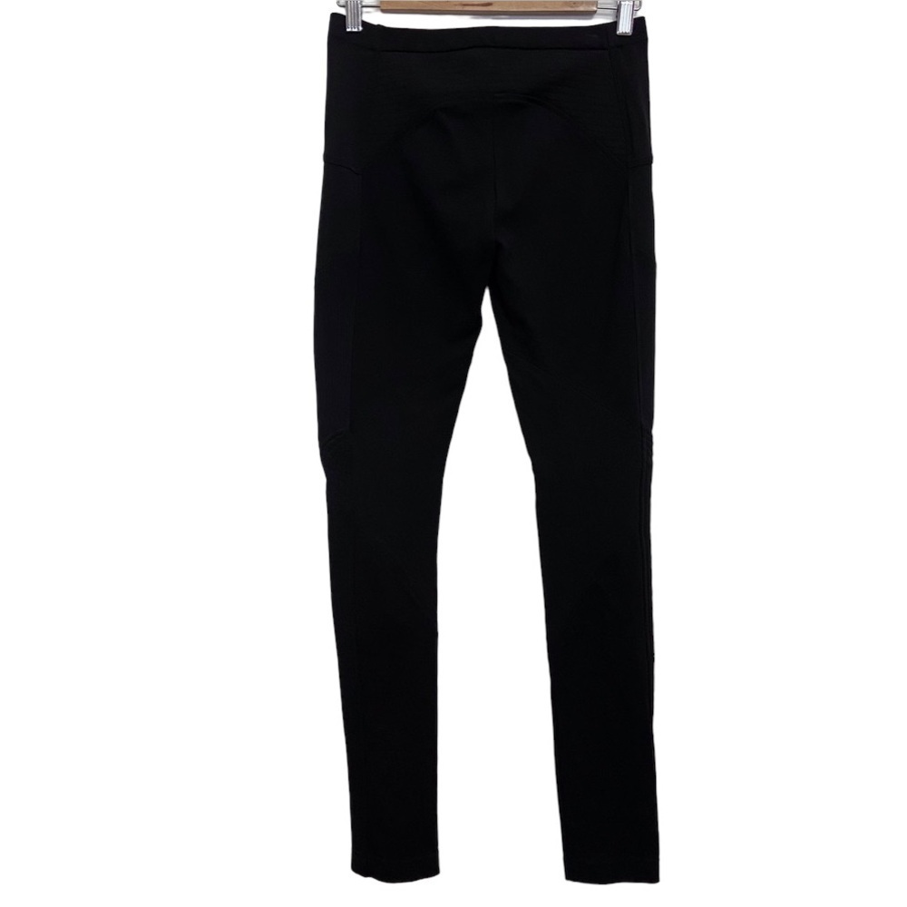 Bcbgmaxazria black skinny pant Bikercore style bodycon tight luxury design